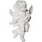 Ekena Millwork 4 1/2"W x 7 1/8"H x 2 3/8"P Classic Angel Onlay, Left ONL05X07X02AN-L - alternate 3